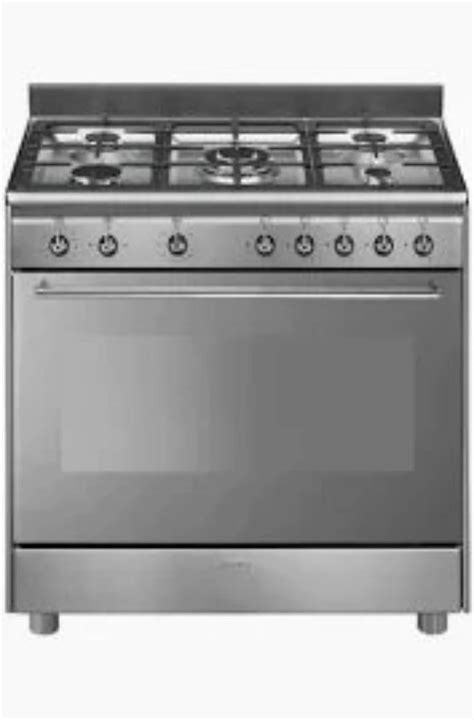 smeg 90cm stainless steel gas cooker ssa91ggx9